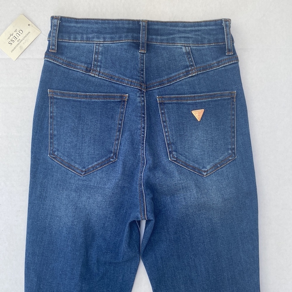 New GUESS Skinny Destroyed jeans SZ 24 - Picture 2 of 9